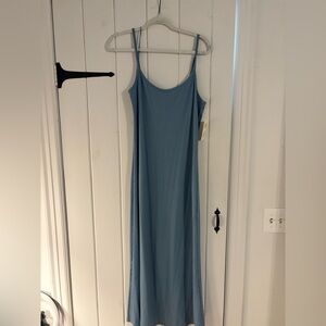 Elegant Blue Maxi Dress